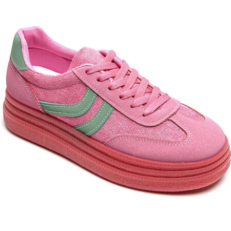 Agnes dame sneakers 8999 - Fuxia