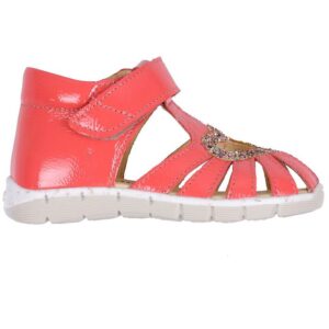 Angulus Begyndersandal - Koral m. Glitter