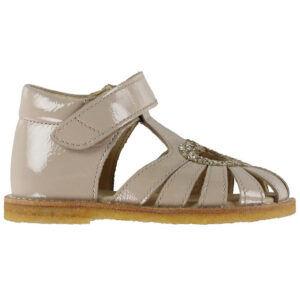 Angulus Sandal - Glimmer Hjerte - Sand/Champagne