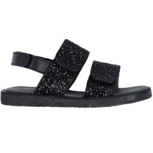 Angulus Sandal - Sort m. Glitter