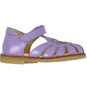 Angulus Sandaler - Hjertesandal - Lilac/Confetti Glitter