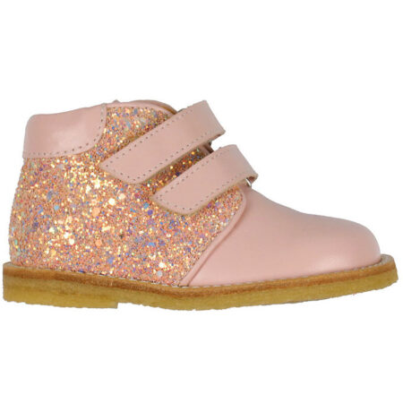 Angulus Sko - Rosa m. Glimmer