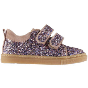 Angulus Sneakers - Glitter - Glitter Rosa