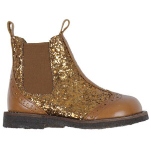 Angulus Støvler - Chelsea - Cognac/Bronze m. Glimmer