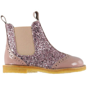Angulus Støvler - Chelsea - Faded Rose/Blossom Glitter