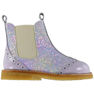 Angulus Støvler - Chelsea - Lilac/Unicorn m. Glimmer