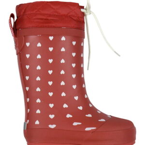 Angulus Termostøvler m. Uldfor - Red Hearts