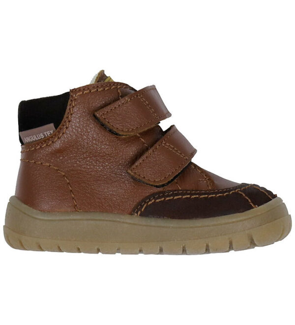 Angulus Vinterstøvler - Tex - Cognac/Sun Yellow/Dark Brown
