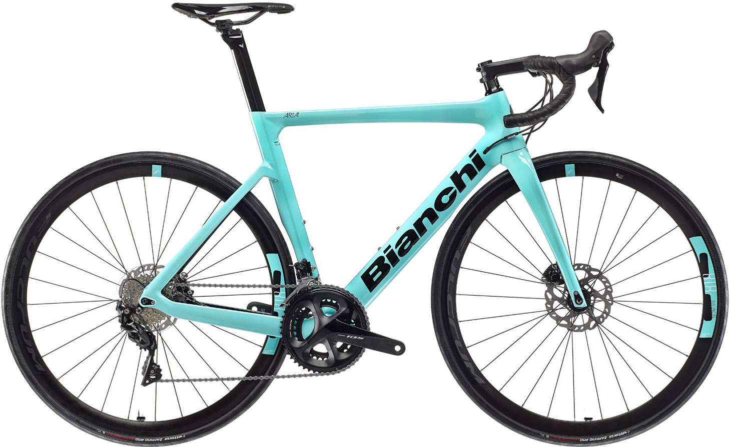 Bianchi Aria Aero 105 Disc 22g 2023 Celeste Racercykel