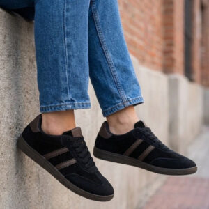 Briar dame sneakers A-108 - Black/Brown