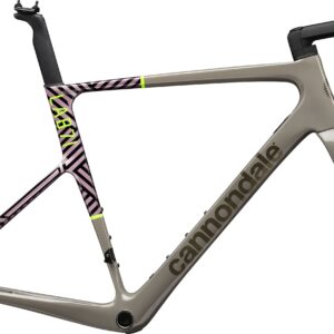 Cannondale LAB71 SuperSix EVO Frameset 2023 - Stealth/Acid Lime