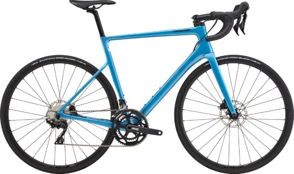 Cannondale SuperSix EVO Carbon Disc 105 2021 - Blå