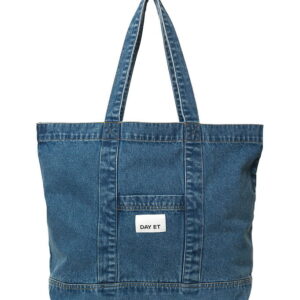 DAY ET Shopper - Washed Denim Bag - Blå