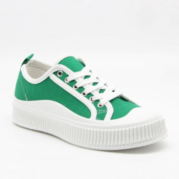 Dame Sneakers 2667 - Green