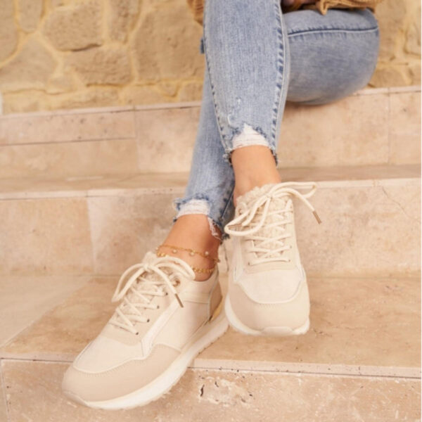 Dame sneakers 9209 - Beige