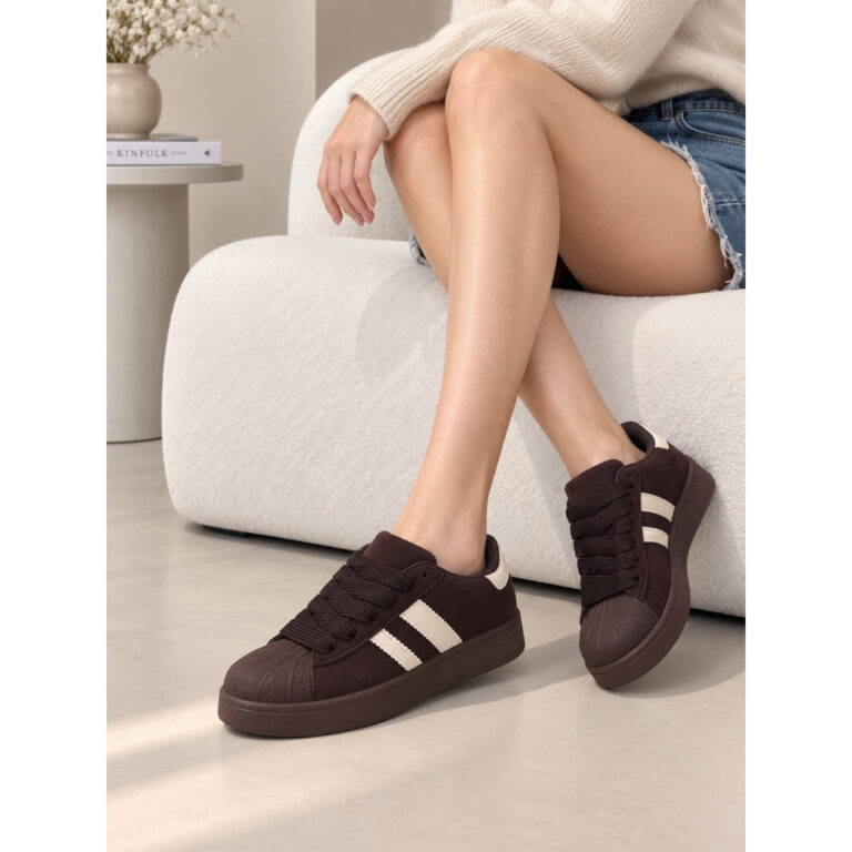 Dawn dame sneakers A-132 - Coffee