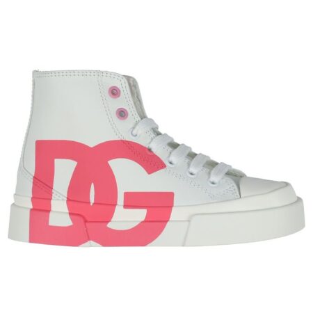 Dolce & Gabbana Støvler - Hvid/Pink