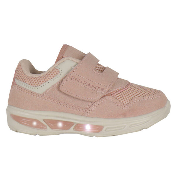 En Fant Sneakers m. Velcro - Misty Rose m. Lys