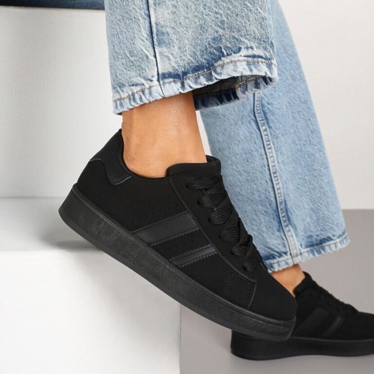 Ginette dame sneakers A-123 - Black/Black