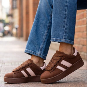 Ginette dame sneakers A-123 - Brown New