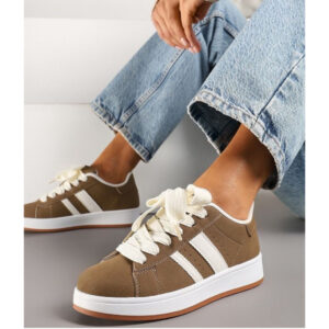 Ginette dame sneakers A-123 - Kaki