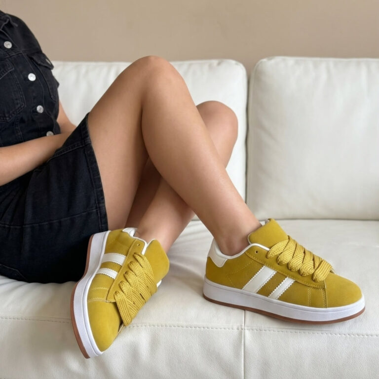 Ginette dame sneakers A-123 - Yellow