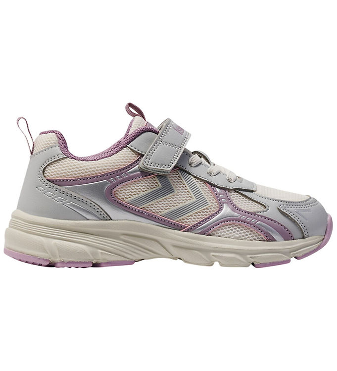 Hummel Sko - Effort One VC JR - Marshmallow/Silver