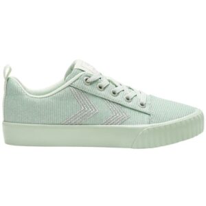 Hummel Sko - HMLBase Court Glitter Jr - Pale Aqua