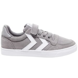 Hummel Sko - HMLSlimmer Stadil Low Jr - Frost Grey - 26 - Hummel Sko