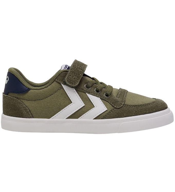 Hummel Sko - Slimmer Stadil Low Jr - Capulet Olive
