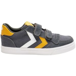 Hummel Sko - Stadil Low Jr - Asphalt m. Velcro