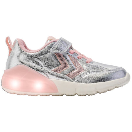 Hummel Sko m. Lys - Daylight Glitter JR - Silver