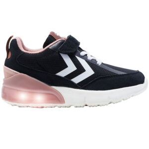 Hummel Sko m. Lys - Daylight - Sort/Pink