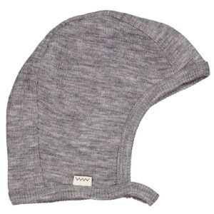 MarMar Babyhjelm - Uld - Hoody - Grey Melange