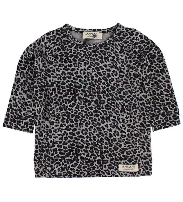 MarMar Bluse - Grå Leopardprint - 2 år (92) - MarMar Bluse