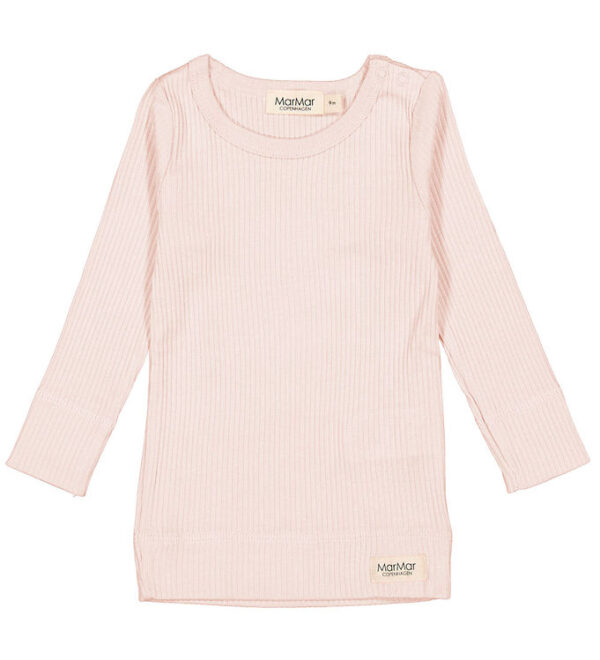 MarMar Bluse - Modal - Rib - Barely Rose