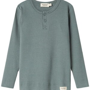 MarMar Bluse - Modal - Rib - Dusty Green