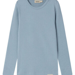 MarMar Bluse - Rib - Bomuld/Modal - Blue Iris