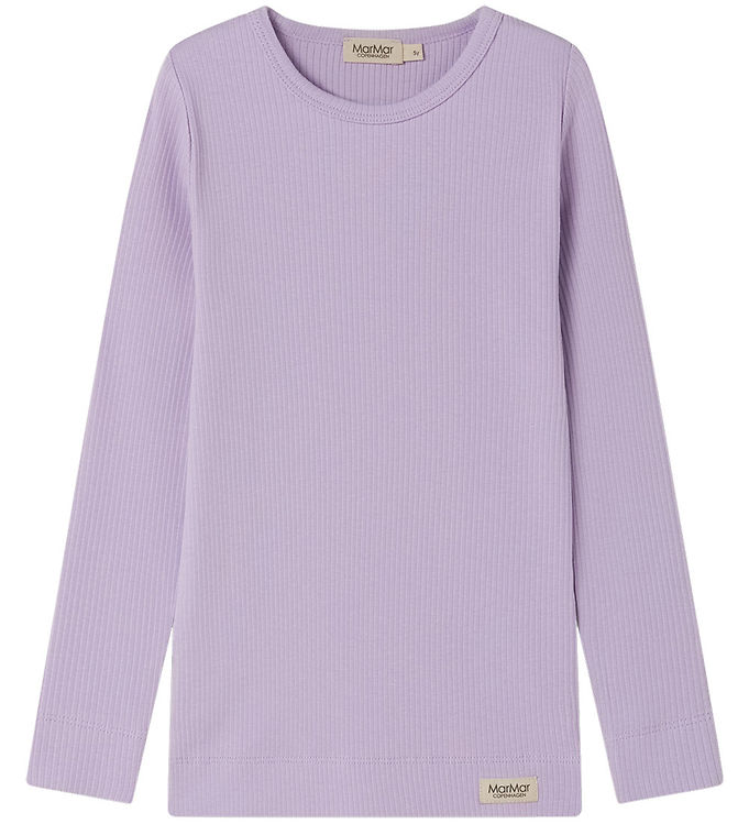 MarMar Bluse - Rib - Bomuld/Modal - Lilacs