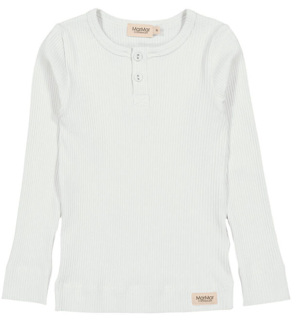 MarMar Bluse - Rib - Modal - Mint Chalk