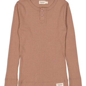 MarMar Bluse - Rib - Modal - Powder Taupe