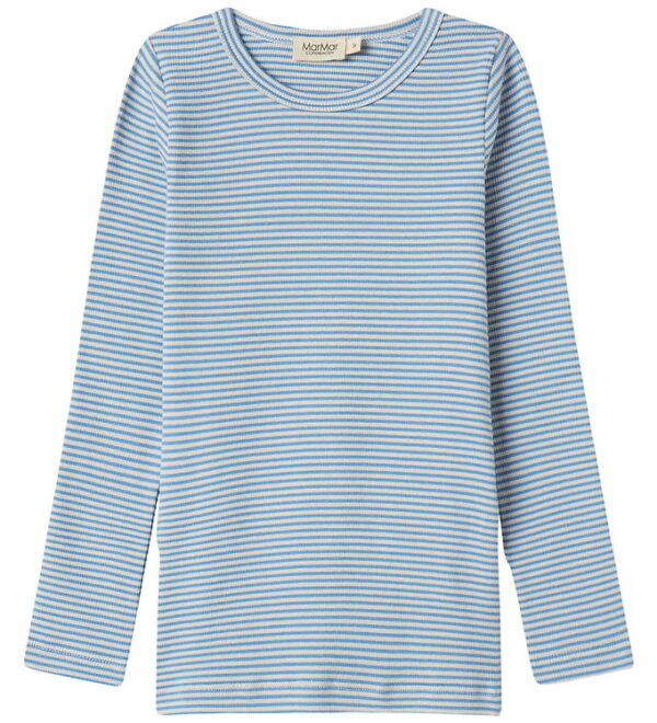 MarMar Bluse - Rib - Modal - Tani - Blue Stripe