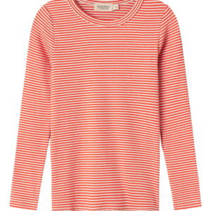 MarMar Bluse - Rib - Modal - Tani - Red Stripe