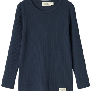 MarMar Bluse - Rib - Plain - Pilot Lavender