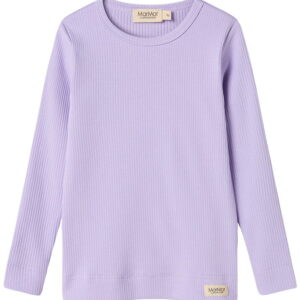 MarMar Bluse - Rib - Plain - Soft Lavender