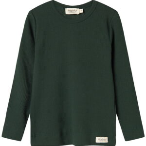 MarMar Bluse - Rib/Modal - Dark Leaf
