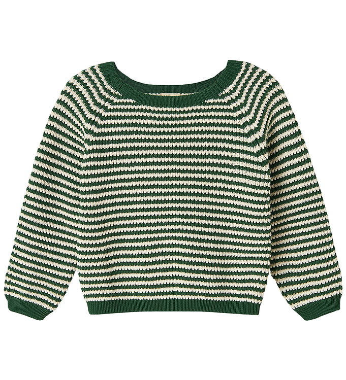 MarMar Bluse - Strik - Torin - Garden Green Stripe