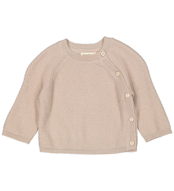 MarMar Bluse - Strik - Uld - Toll - Grey Sand