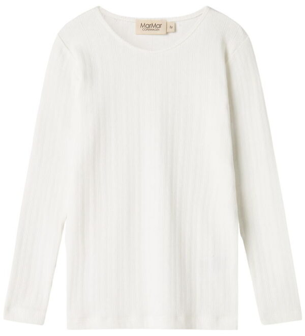 MarMar Bluse - Tamra - Rib - Gentle White
