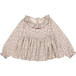 MarMar Bluse - Tiora Frill - Deep Peony